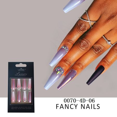 Ballet style false nails